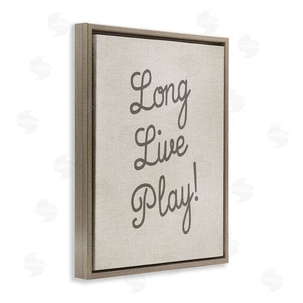 Stupell Industries Stupell Studio | Long Live Play Phrase Wall Art