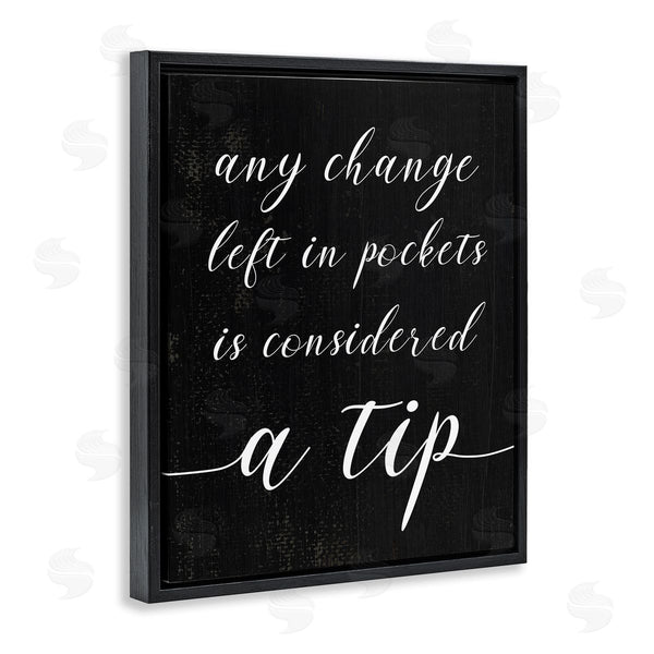 Stupell Industries Stupell Studio | Loose Change Laundry Tip