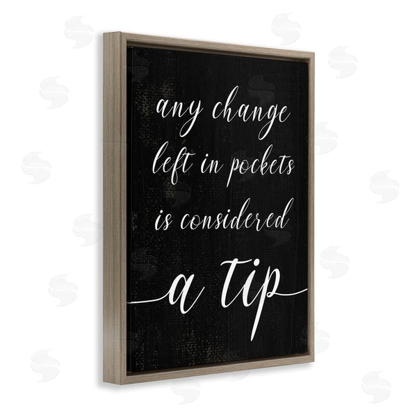 Stupell Industries Stupell Studio | Loose Change Laundry Tip