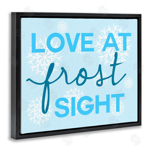 Stupell Industries Stupell Studio | Love At Frost Sight Pun Wall Art