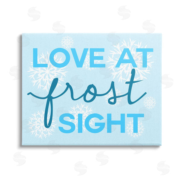 stupell industries Stupell Studio | Love at Frost Sight Pun Wall Art