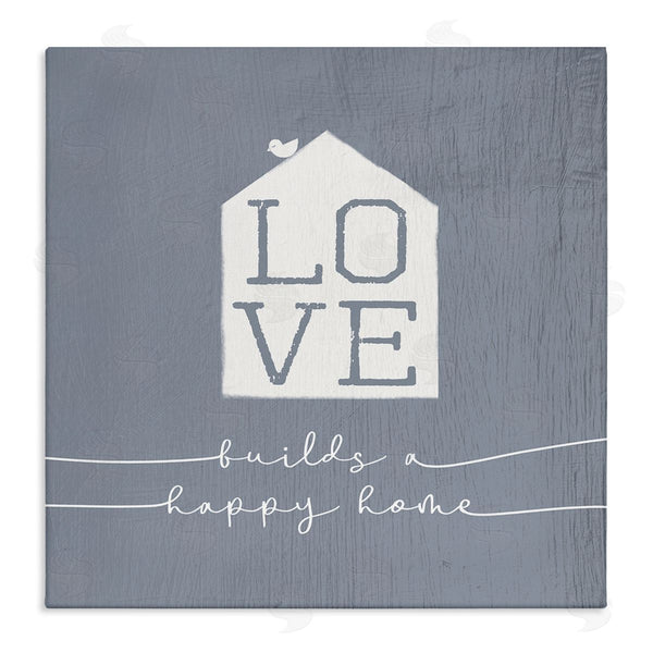 stupell industries Stupell Studio | Love Builds Happy Homes Rustic Blue