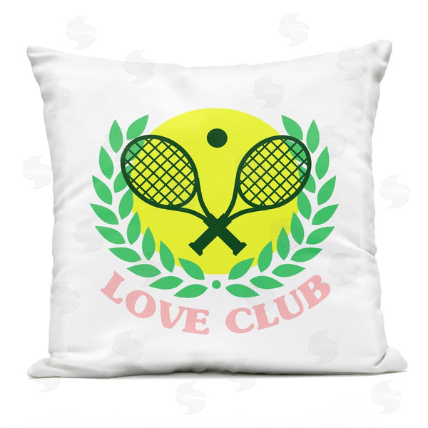 Stupell Industries Stupell Studio | Love Club Tennis Laurel Printed Throw Pillow