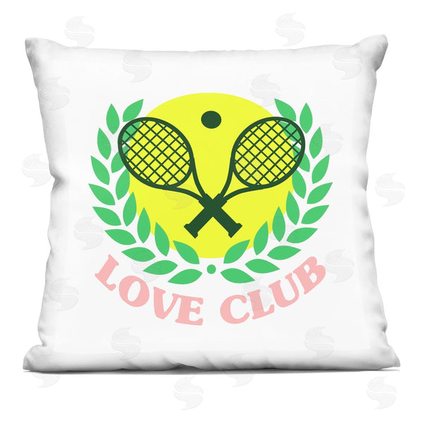 stupell industries Stupell Studio | Love Club Tennis Laurel Printed Throw Pillow