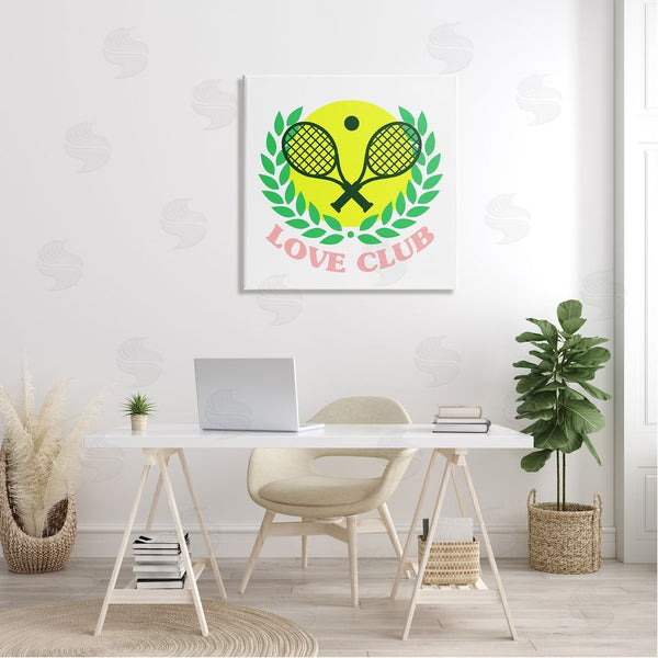 Stupell Industries Stupell Studio | Love Club Tennis Rackets Sports Wall Art