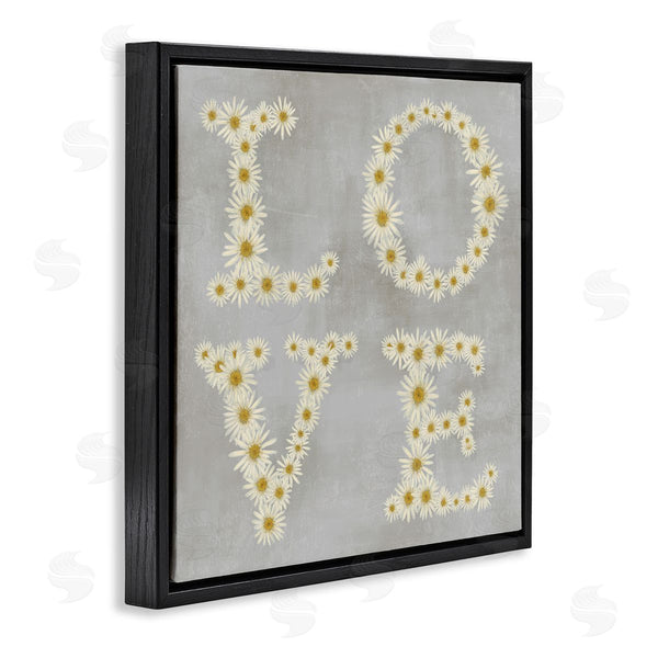 Stupell Industries Stupell Studio | Love Daisy Typography Wall Art