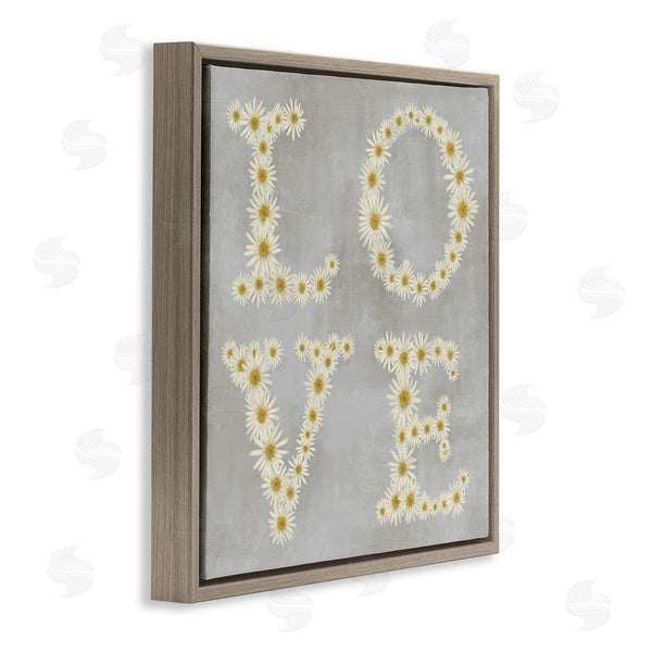 Stupell Industries Stupell Studio | Love Daisy Typography Wall Art