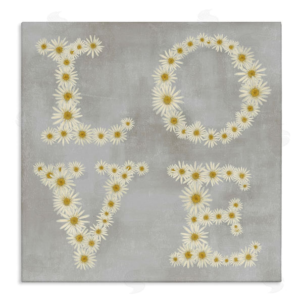 stupell industries Stupell Studio | Love Daisy Typography Wall Art