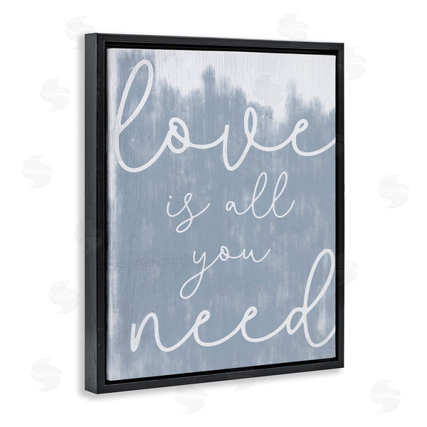 Stupell Industries Stupell Studio | Love Is All You Blue Wall Art