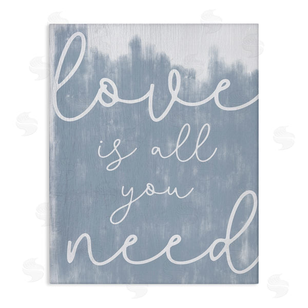 stupell industries Stupell Studio | Love Is All You Blue Wall Art