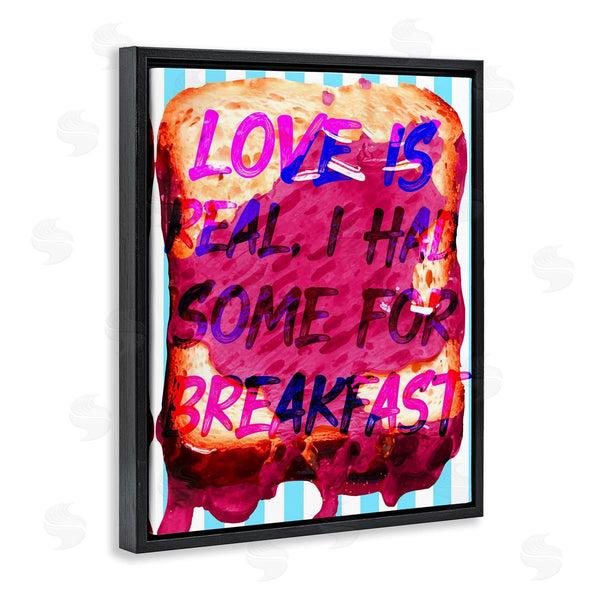 Stupell Industries Stupell Studio | Love Is Real Breakfast