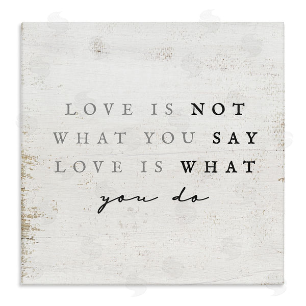 stupell industries Stupell Studio | Love Is What You Do Phrase Wall Art