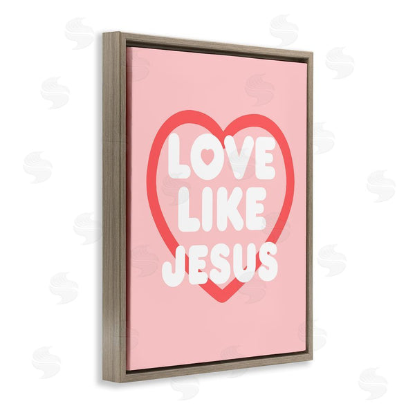 Stupell Industries Stupell Studio | Love Like Jesus Heart Wall Art