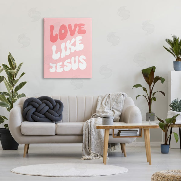 Stupell Industries Stupell Studio | Love Like Jesus Retro Wall Art