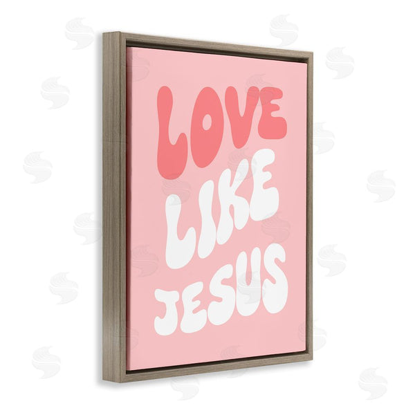Stupell Industries Stupell Studio | Love Like Jesus Retro Wall Art