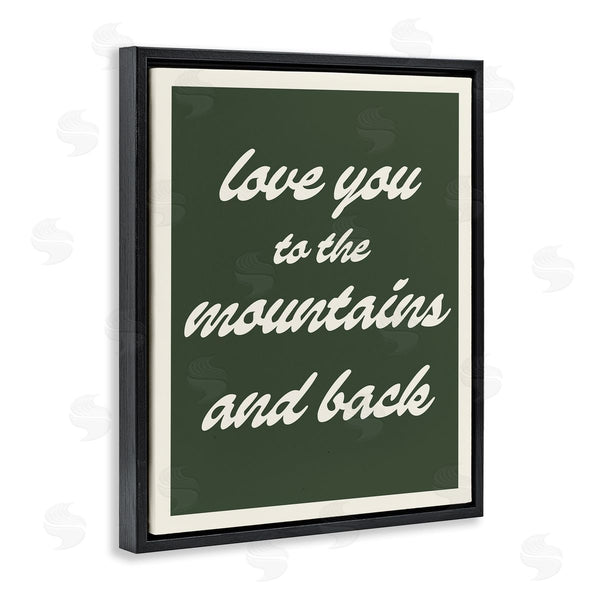 Stupell Industries Stupell Studio | Love Mountains & Back Wall Art