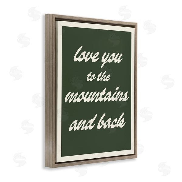Stupell Industries Stupell Studio | Love Mountains & Back Wall Art