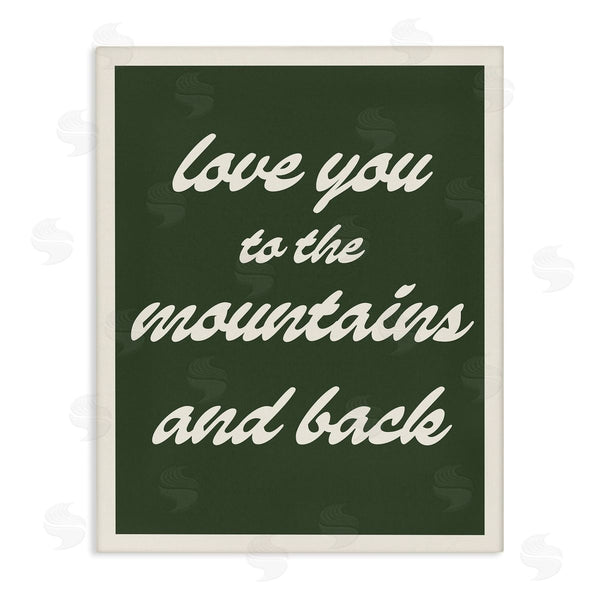 stupell industries Stupell Studio | Love Mountains & Back Wall Art