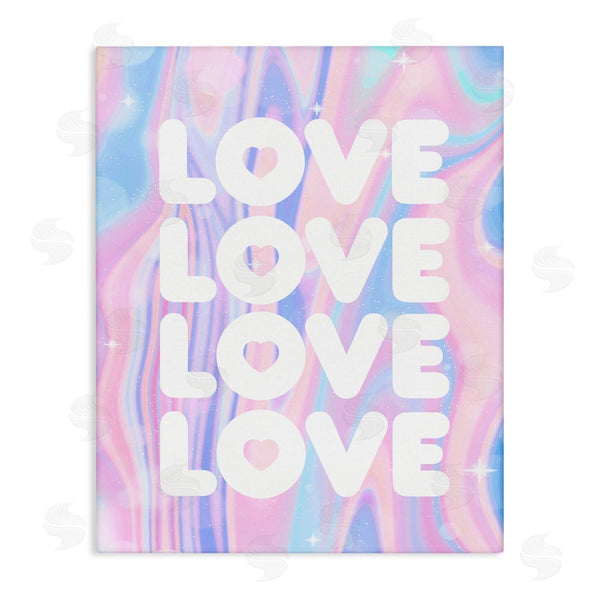 stupell industries Stupell Studio | Love with Wavy Pastels Wall Art
