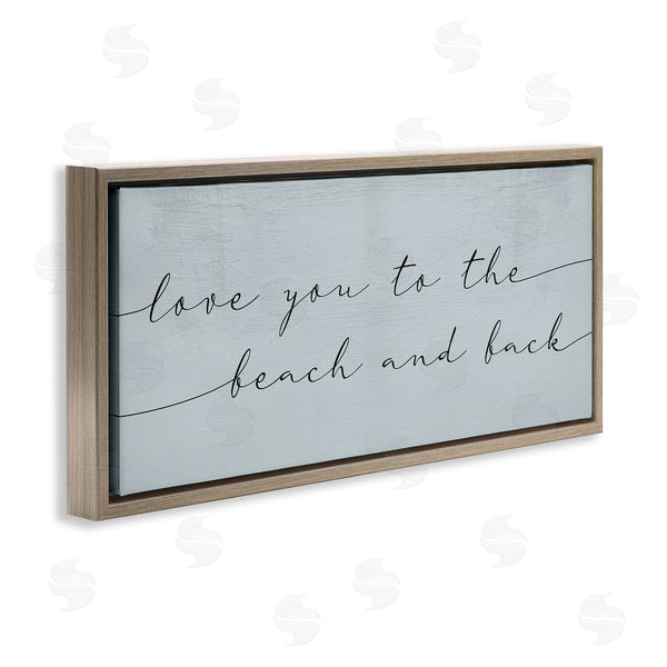 Stupell Industries Stupell Studio | Love You Beach & Back Wall Art