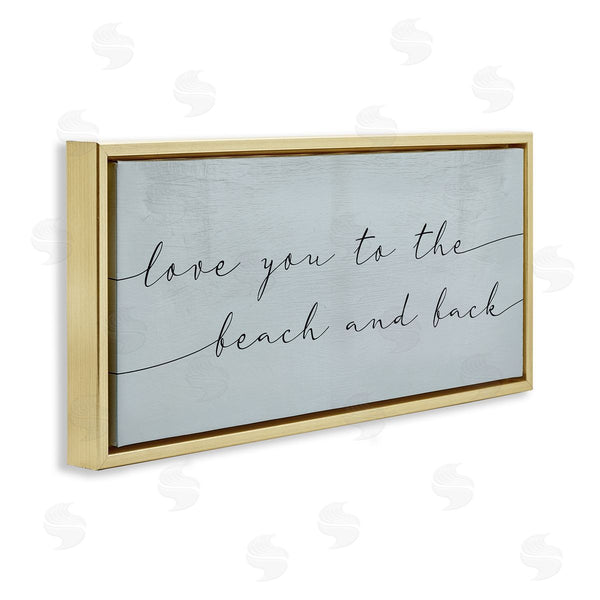 Stupell Industries Stupell Studio | Love You Beach & Back Wall Art
