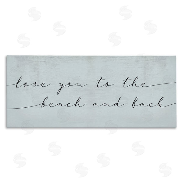 stupell industries Stupell Studio | Love You Beach & Back Wall Art