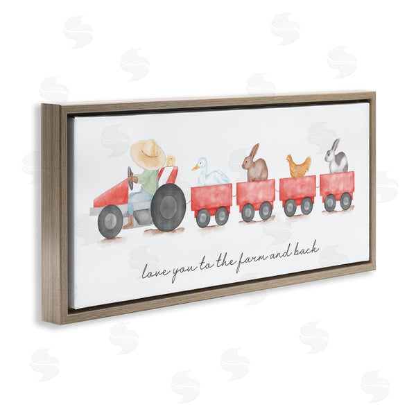Stupell Industries Stupell Studio | Love You Farm And Back Wall Art