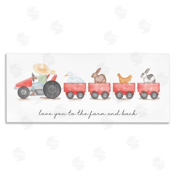 stupell industries Stupell Studio | Love You Farm and Back Wall Art