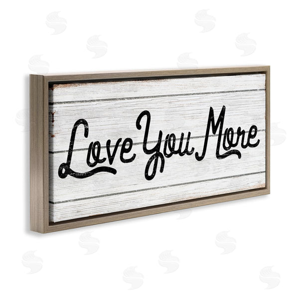 Stupell Industries Stupell Studio | Love You More Country Design