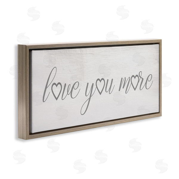 Stupell Industries Stupell Studio | Love You More Heart Icon Wall Art