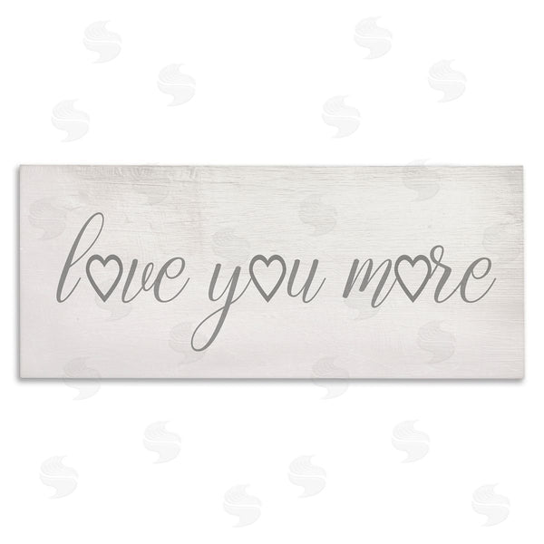 stupell industries Stupell Studio | Love You More Heart Icon Wall Art