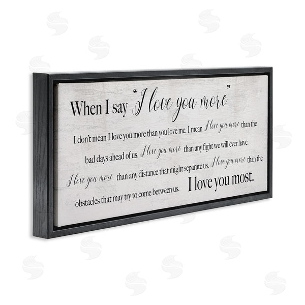 Stupell Industries Stupell Studio | Love You Most Sentiments Wall Art