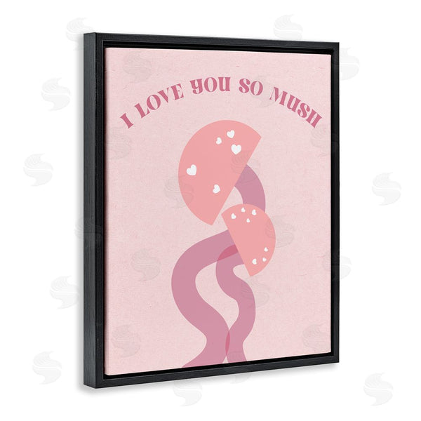 Stupell Industries Stupell Studio | Love You Pink Mushrooms Wall Art