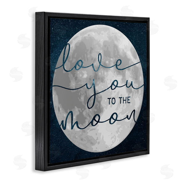 Stupell Industries Stupell Studio | Love You To Moon Lunar Night Sky Constellations