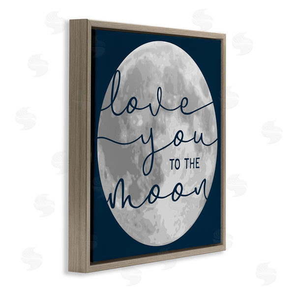 Stupell Industries Stupell Studio | Love You To Moon Night Sky