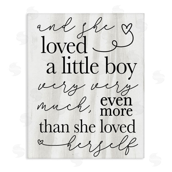stupell industries Stupell Studio | Loved A Little Boy Phrase Family Home Sentiments