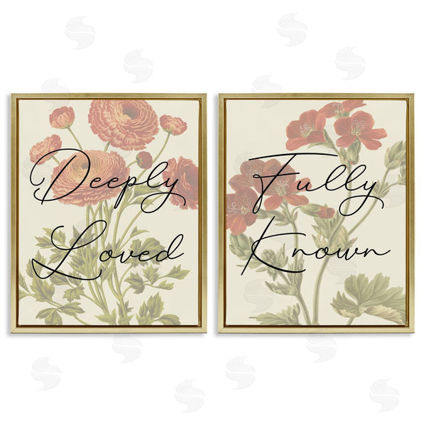 Stupell Industries Stupell Studio | Loved & Known Florals