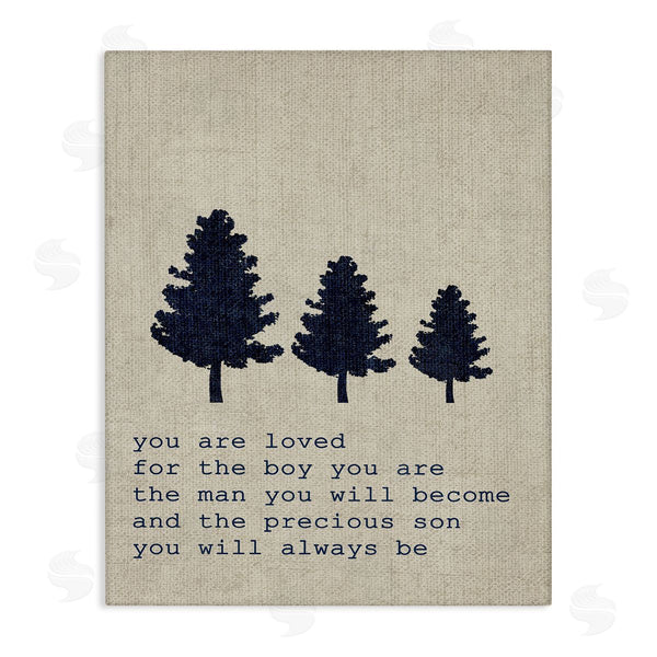 stupell industries Stupell Studio | Loved Son Phrase with Trees