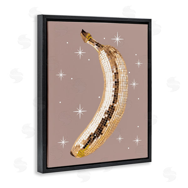 Stupell Industries Stupell Studio | Luminous Glam Banana