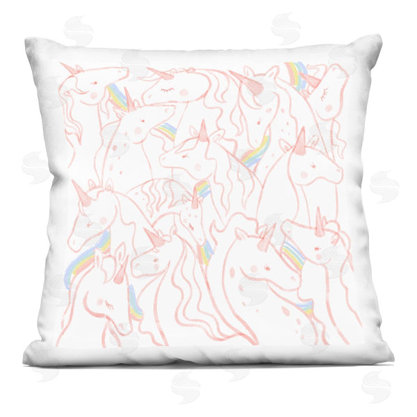 stupell industries Stupell Studio | Magical Unicorn Rainbow Printed Throw Pillow