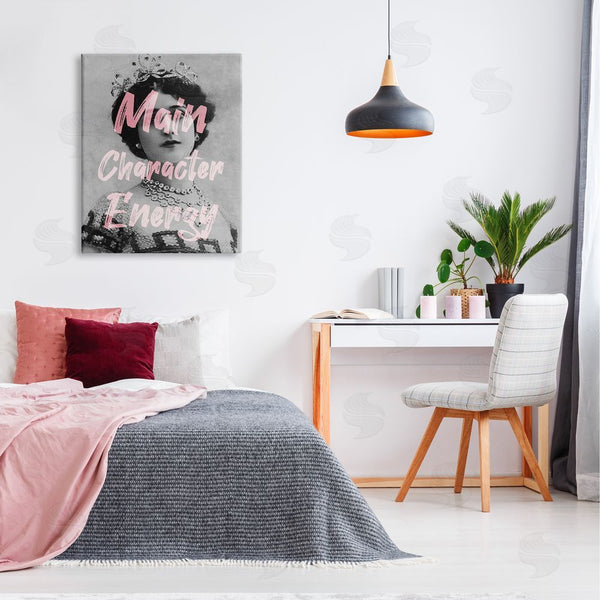Stupell Industries Stupell Studio | Main Character Energy Trendy Pink Vintage Photography Wall Art