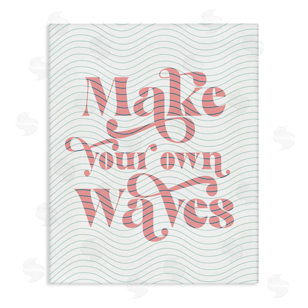 stupell industries Stupell Studio | Make Your Own Waves Groovy Patterned Stripes Wall Art