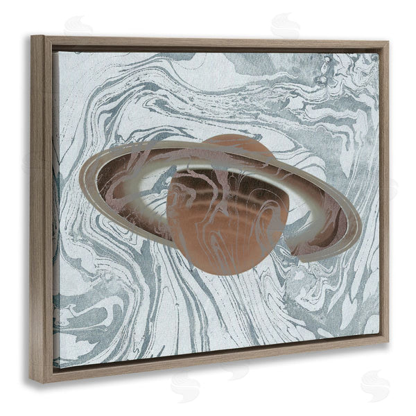 Stupell Industries Stupell Studio | Marble Pattern Planet Wall Art