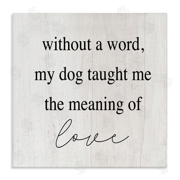 stupell industries Stupell Studio | Meaning Of Love Dog Pet Phrase Wall Art