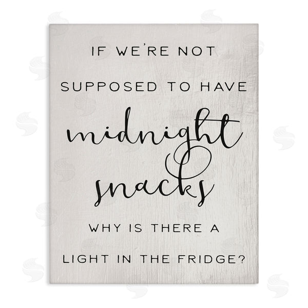 stupell industries Stupell Studio | Midnight Snack Kitchen Joke Wall Art