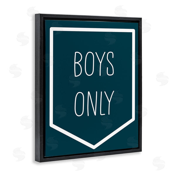 Stupell Industries Stupell Studio | Minimal Boys Only Wall Art