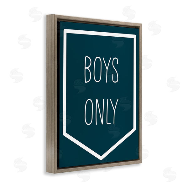 Stupell Industries Stupell Studio | Minimal Boys Only Wall Art