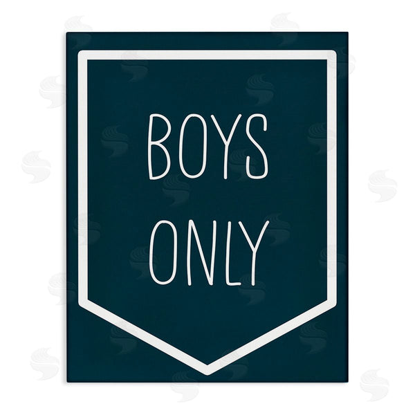 stupell industries Stupell Studio | Minimal Boys Only Wall Art