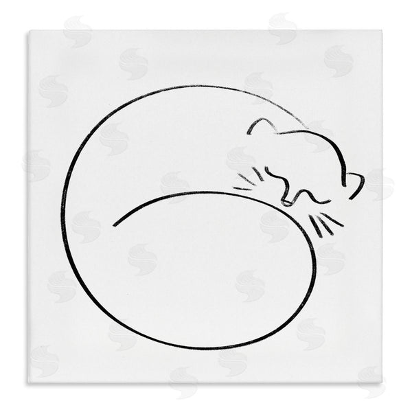 stupell industries Stupell Studio | Minimal Cat Line Doodle Wall Art