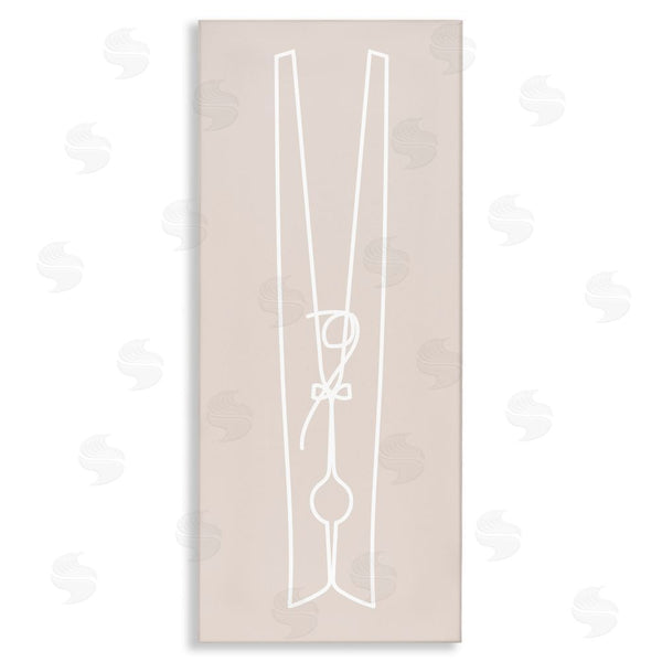 stupell industries Stupell Studio | Minimal Clothespin Doodle Wall Art